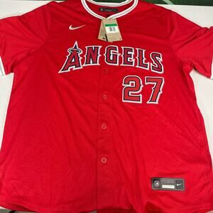 Mike Trout Anaheim Angels Nike Baseball Jersey